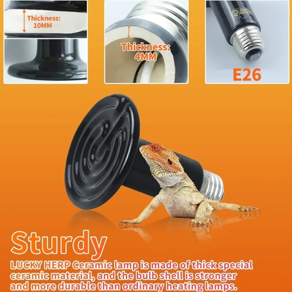 Ceramic Reptile Heat Lamp - Picture 9 of 10